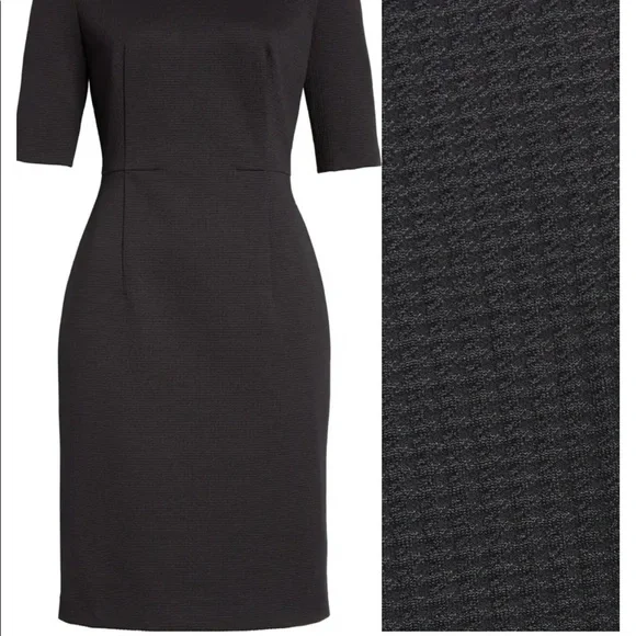 BOSS Daxine Back Zip Sheath Dress - Picture 3 of 7